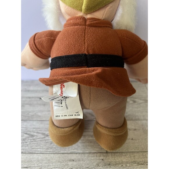 Disney Store Snow White and the Seven Dwarfs Doc Bendable Plush Stuffed 10" - Picture 6 of 7